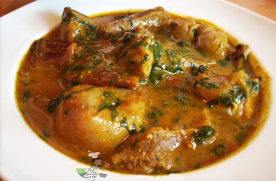 How to Cook Ogbono Soup , draw soup
